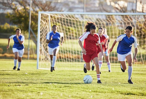For postpartum moms, playing team sports boosted well-being and helped manage unrealistic expectations of motherhood