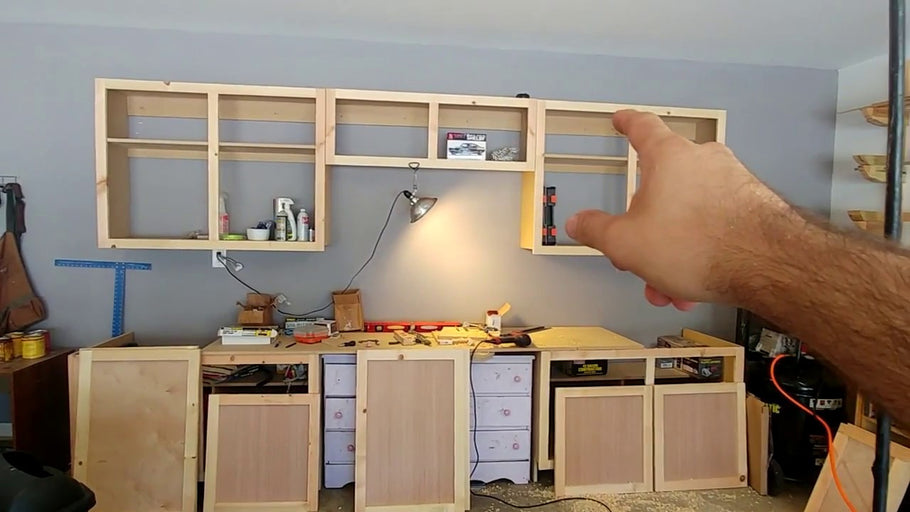 Garage Cabinet Budget Build! by R Johnson (2 years ago)