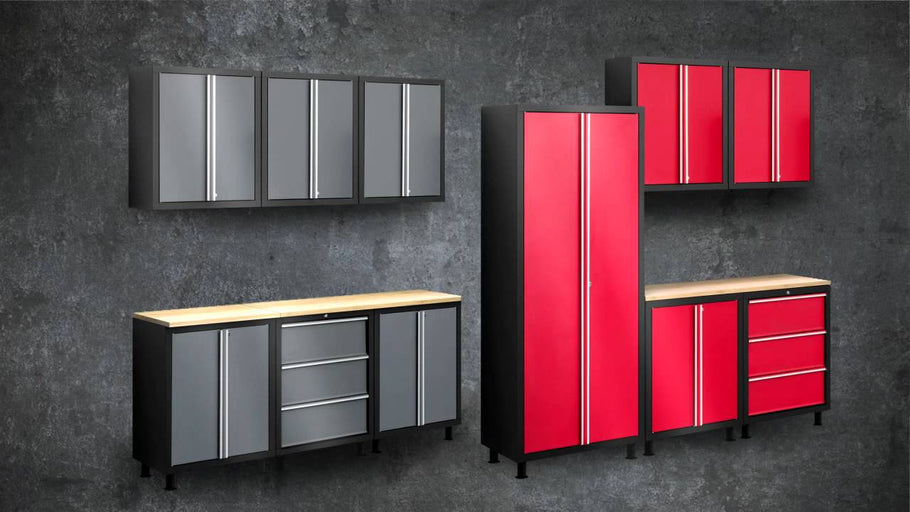 NewAge Products 6-pc Professional Series Metal Garage Storage Cabinets by Costco (8 years ago)