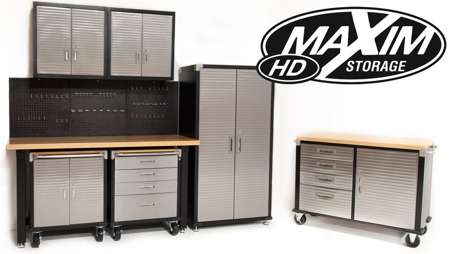 Maxim Heavy Duty Garage Storage Systems Online Cabinets Shelves Australia by MAXIMTOOLBOXES (9 years ago)