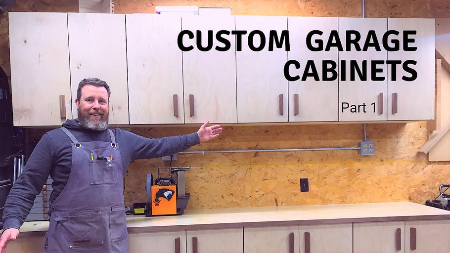 DIY Custom Garage Shop Cabinets Pt
