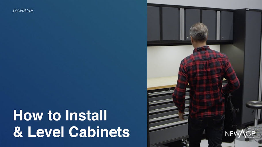 Garage | How to Install & Level Cabinets by NewAge Products (1 year ago)