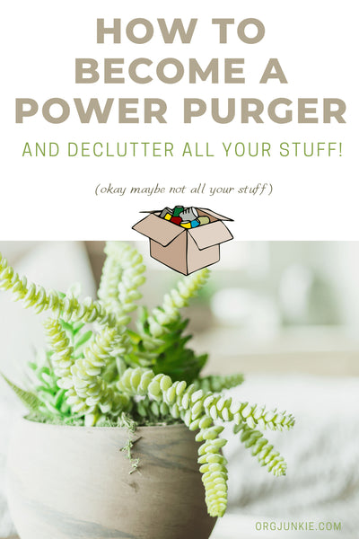 Keep reading to find out how you too can become a power purger!