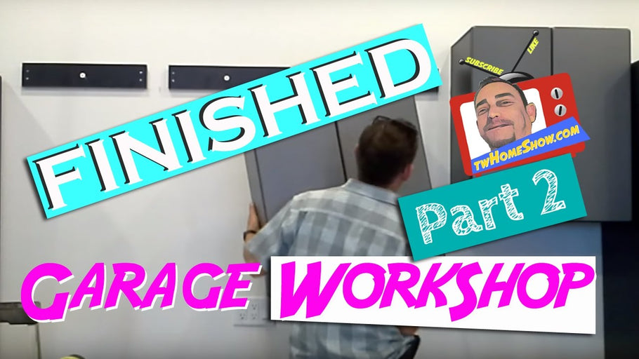 Garage Storage Cabinets: Part 2 - Mounting Cabinets by tw HomeShow (7 years ago)