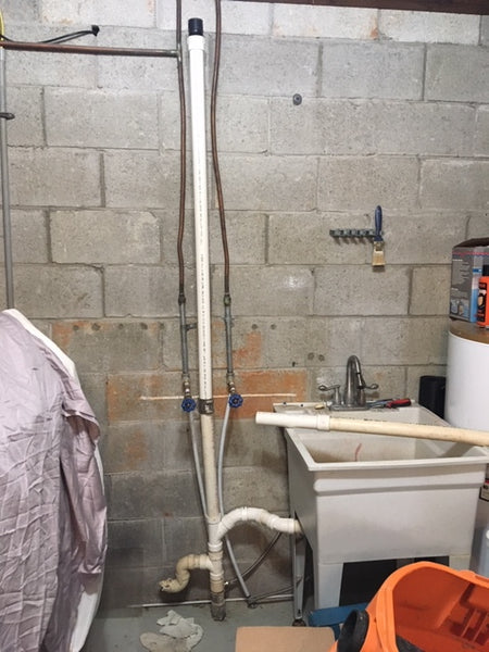 Best way to wet vent a washing machine and utility sink?