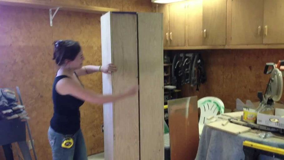 DIY Rolling Storage Cabinet by April Wilkerson (7 years ago)