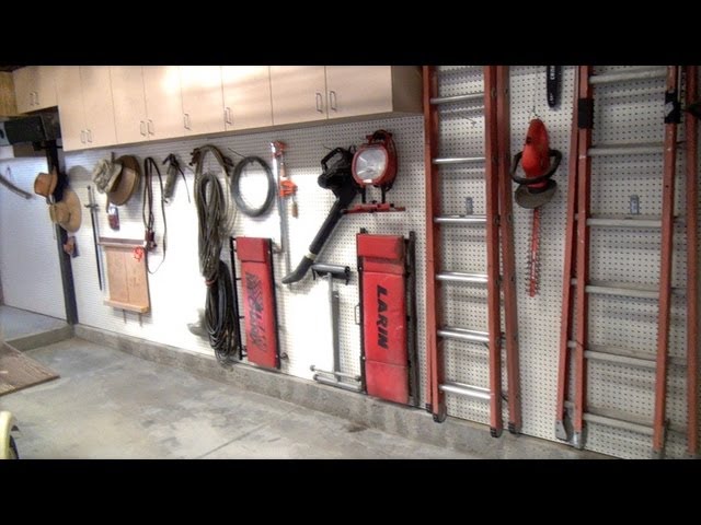 Installed NEW Garage/Shop- upper cabinets, Pegboard, (RECLAIMED LUMBER) Window Wood Work *DIY by Mike's DIY Projects & More (8 years ago)