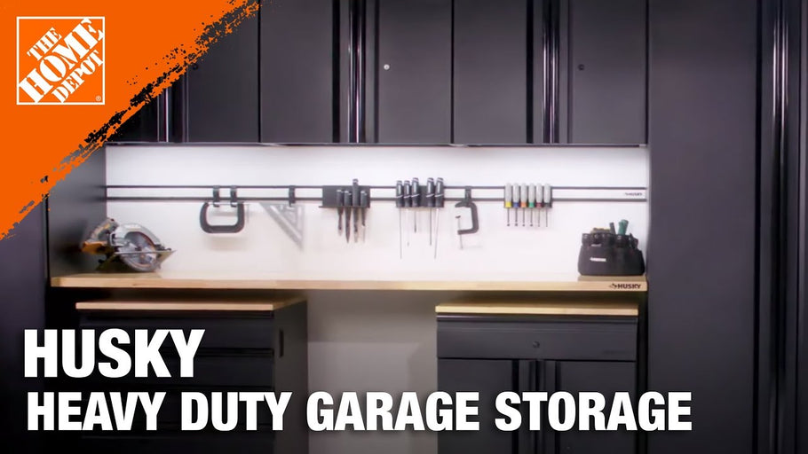 Husky Heavy Duty Storage Cabinets | Garage Storage Ideas by The Home Depot (1 year ago)