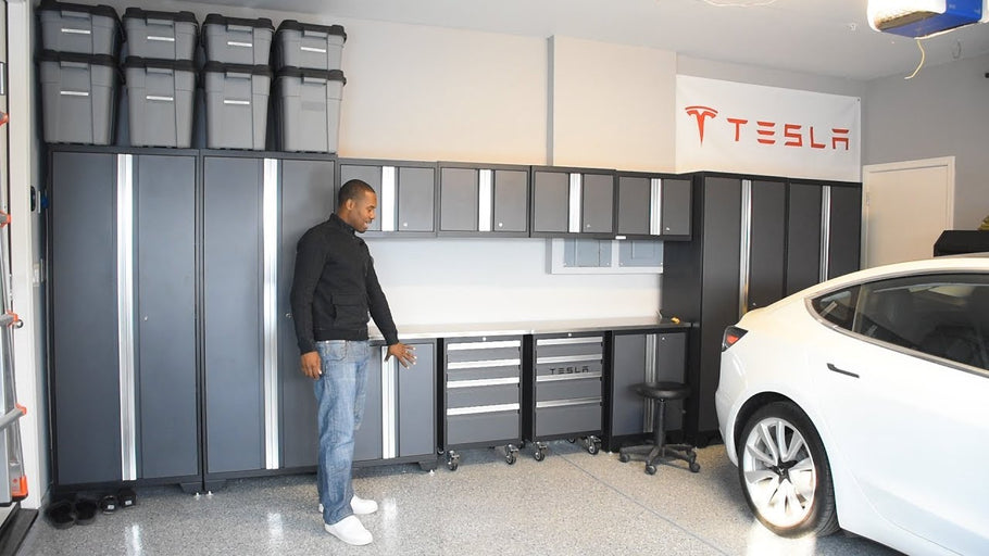NewAge Products Bold 3.0 Gray Steel Garage Cabinets Unboxing Setup Install by James (2 years ago)