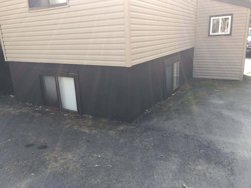 Replacing rotted out window sill in basement block wall