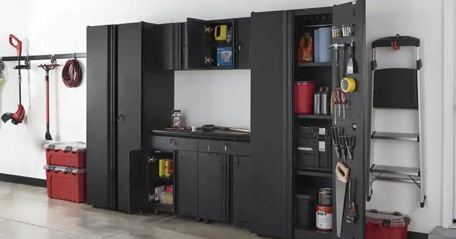 50% Off Husky Garage Storage Systems on HomeDepot.com | 6-Piece Storage Set Just $1,050 (Reg $2,100)